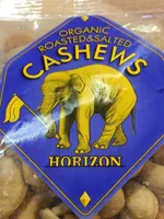 Organic roasted & salted cashews