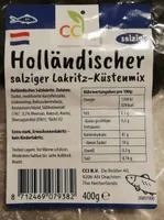 Holländischer salziger Lakritz Küstenmix
