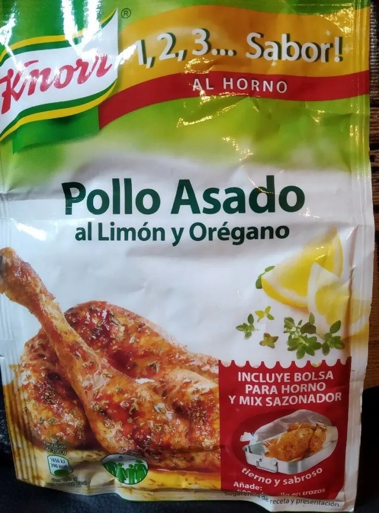 1,2,3...Sabor al Horno. Pollo Asado al Limón y Orégano