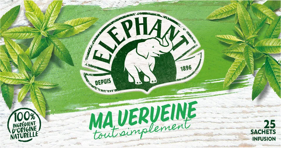 Elephant Infusion Ma Verveine Tout Simplement 25 Sachets