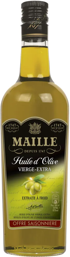 Maille Huile d'Olive Vierge Extra La Classique 75cl Offre Saisonnière