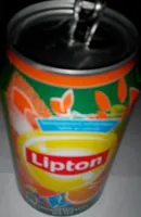 Boisson aux extraits de thé vert, jus d'orange, jus de fruits de la passion