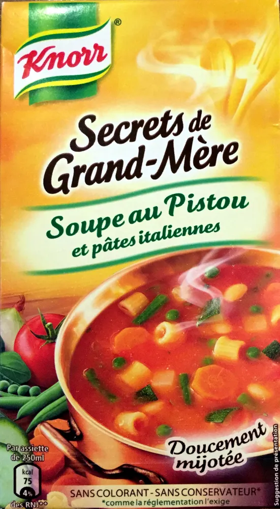 Secrets de Grand-Mère Soupe au pistou et pâtes italiennes