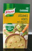 Soupe de légumes verts avec boulettes