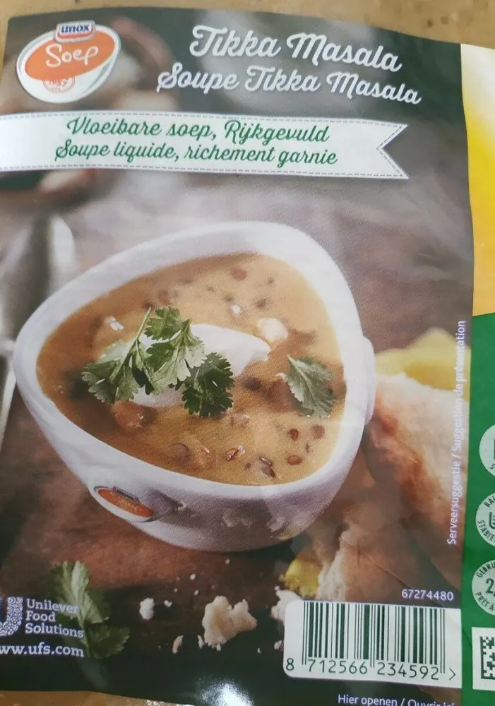 Soupe tikka masala