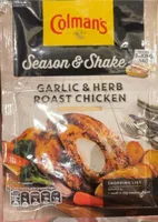 Colmans Season And Shake Garlic And Roast Chicken 32G