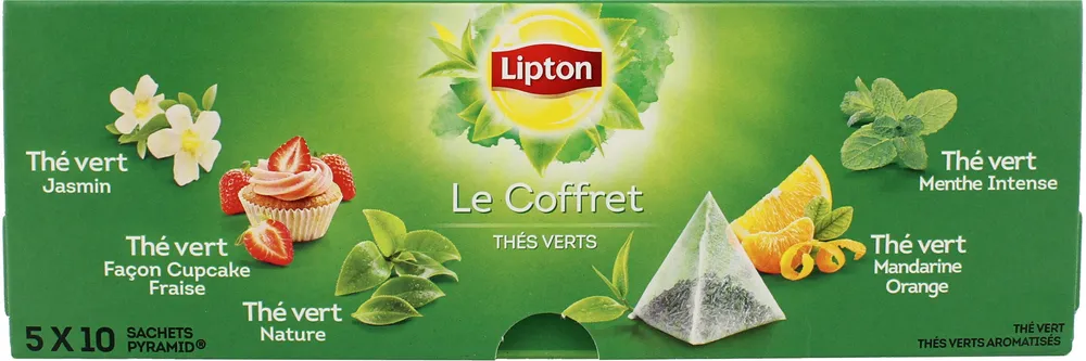 Lipton Thé Vert Coffret 50 Sachets