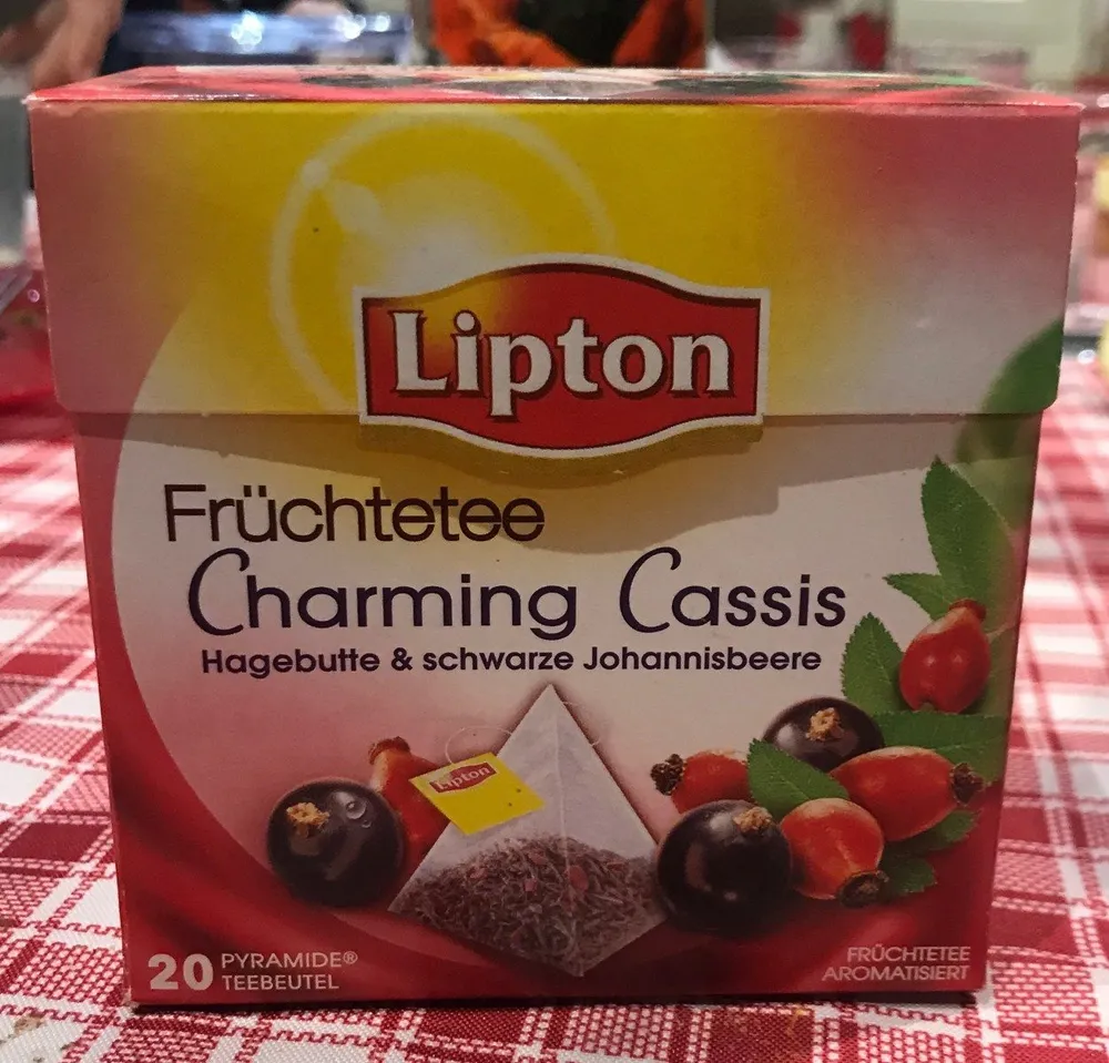 Lipton Charming Cassis 20x2 gr, 1 Boîte