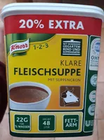 Klare Fleischsuppe