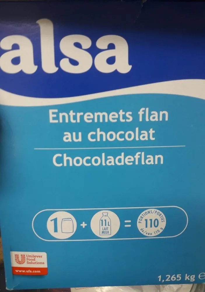 Entremet Déshydraté Pour Flan Au Chocolat
