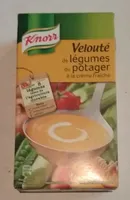Velouté de légumes du potager à la crême fraîche
