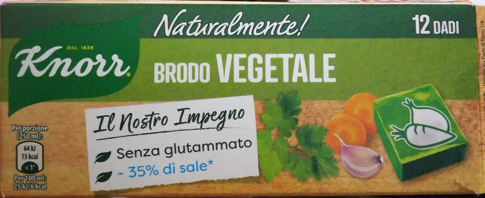 Naturalmente! brodo vegetale dadi