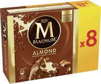 MAGNUM Glace Bâtonnet Amande 8x110ml