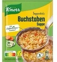 Buchstaben Suppe