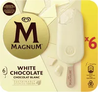 Magnum Glace Bâtonnet Chocolat Blanc 6x110ml