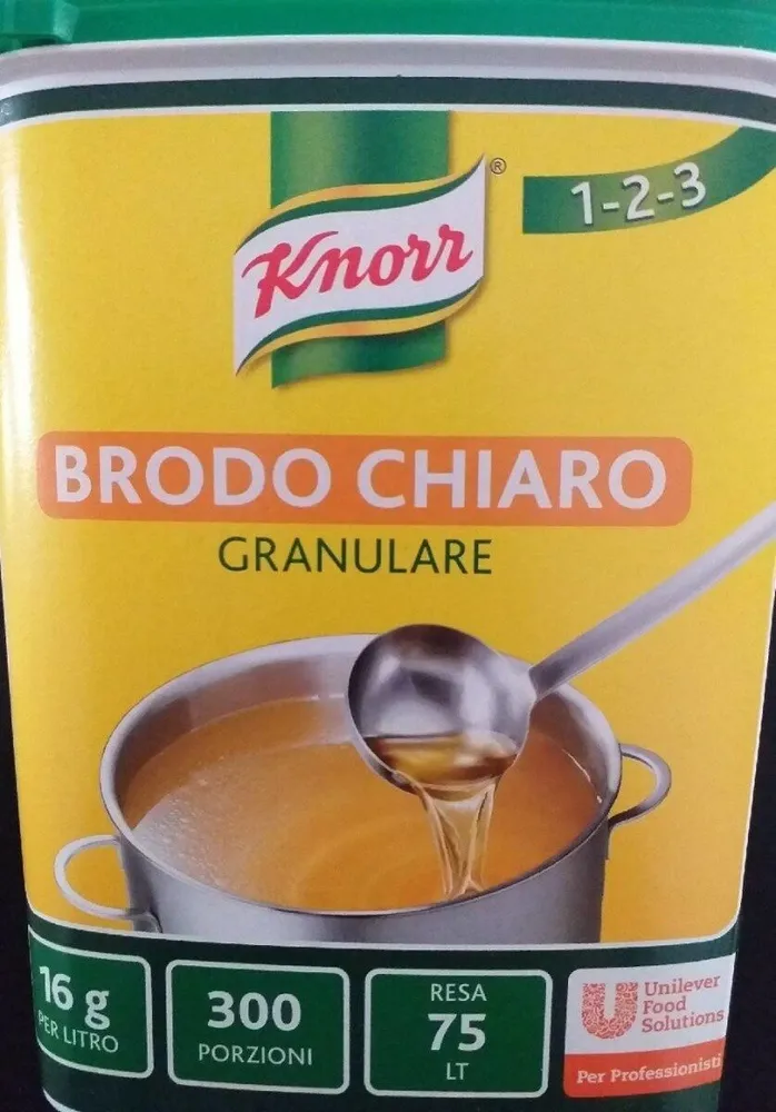 Brodo chiaro granulare