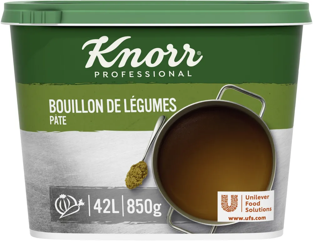 Knorr Bouillon de Légumes en pâte 850g Jusqu'à 42L