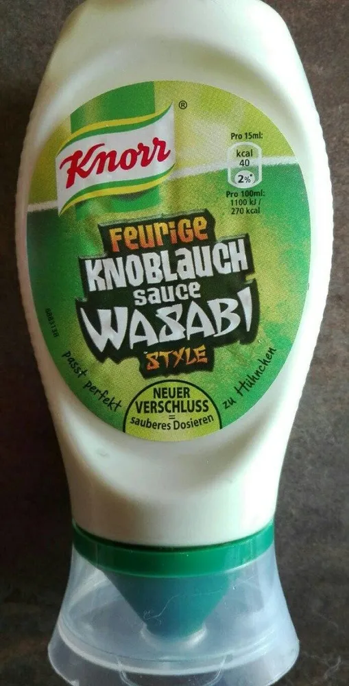 Grillsauce Knorr, Knoblauch Wasabi