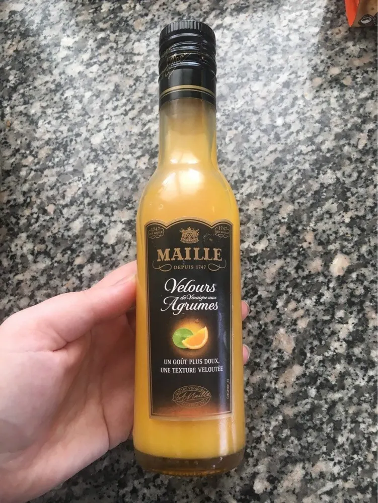 Velours de vinaigre aux agrumes