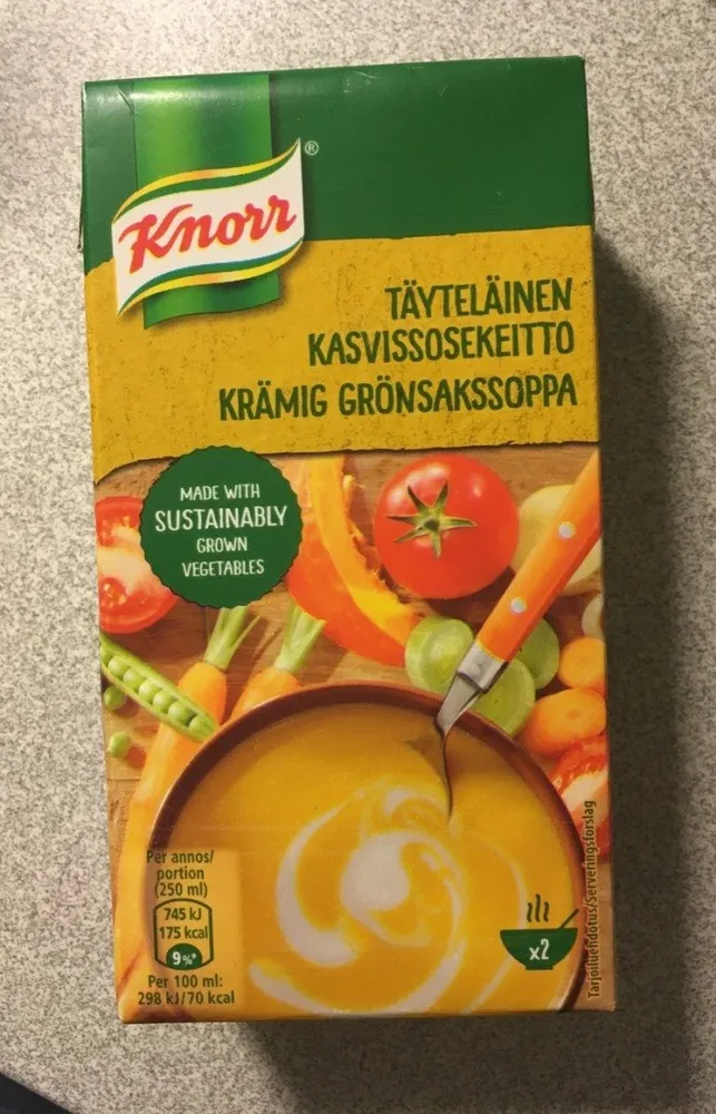 Krämig grönsakssoppa