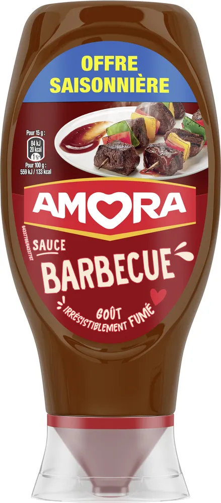 Amora Sauce Barbecue 490g Offre Saisonnière