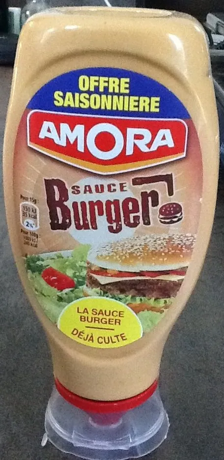 Amora Sauce Burger 448g Offre Saisonnière