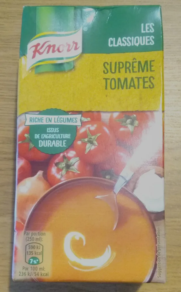 Supreme de tomates velouté