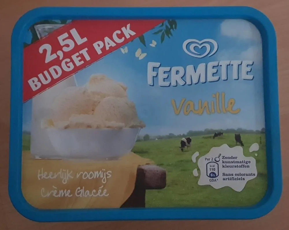 Glace Fermette Vanille 2,5L