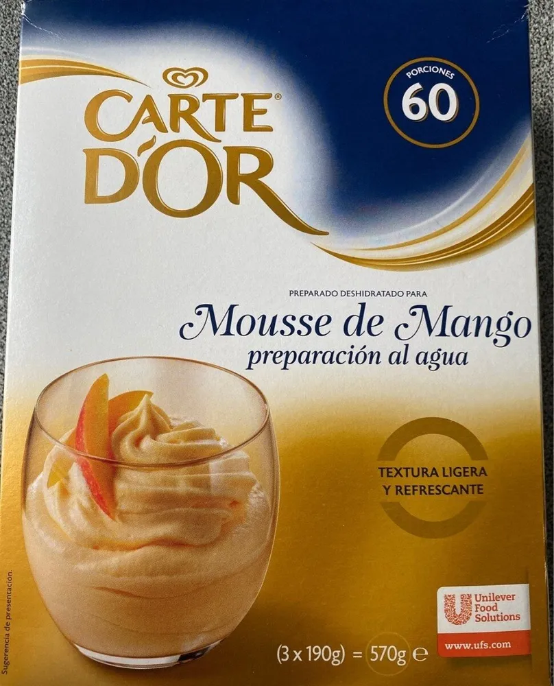 Mousse de mango