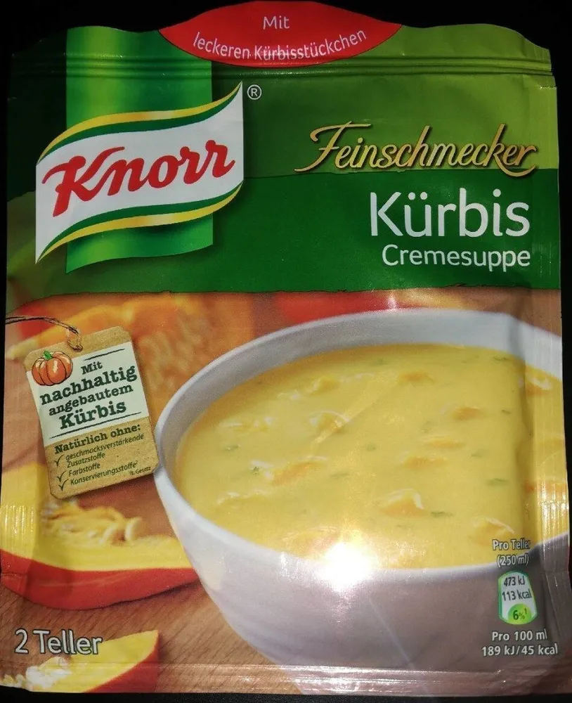Kürbiscreme Suppe , Kürbis