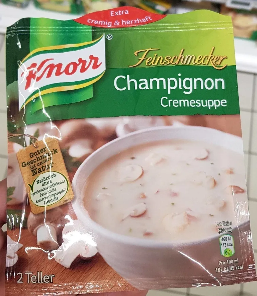 Knorr FS Champignoncreme Suppe (gourmet Champignon Soup)
