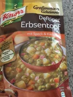 Deftiger Erbsentopf mit Speck & Kartoffeln