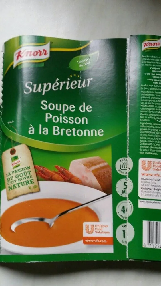 Soupe de poisson à la bretonne