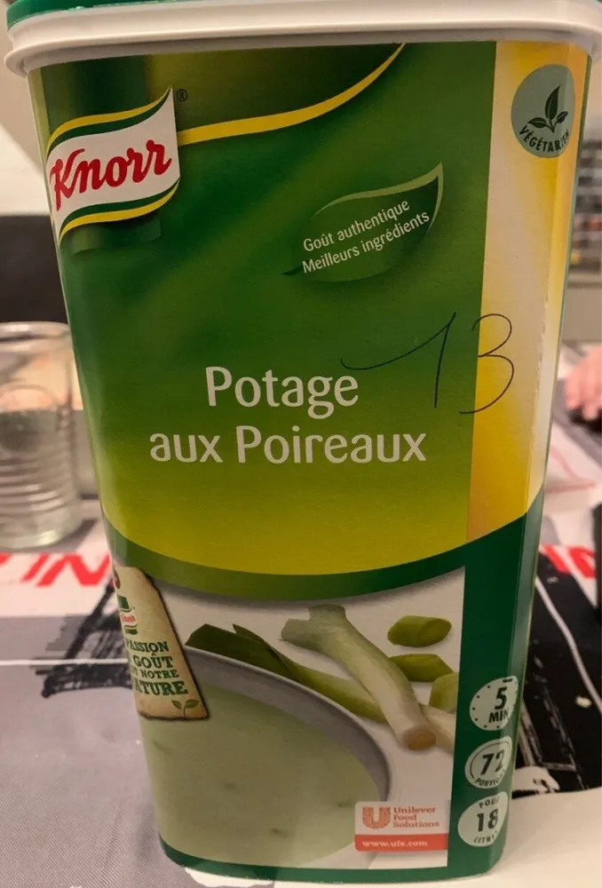 Potage aux poireaux