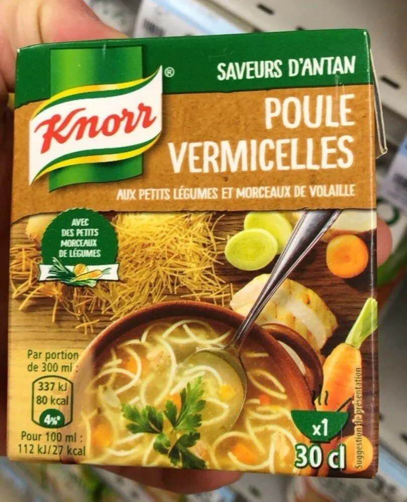 Soupe poule vermicelle