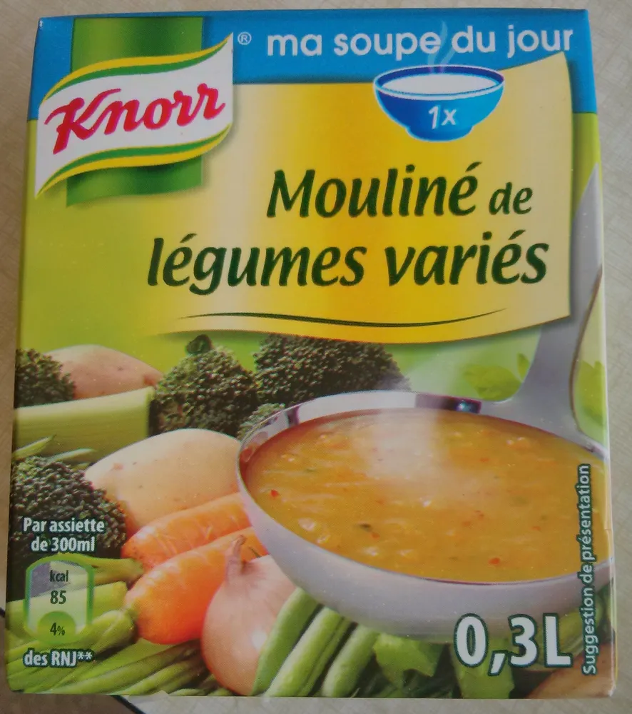 Mouliné de légumes variés