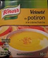 Velouté de potiron à la crème fraîche