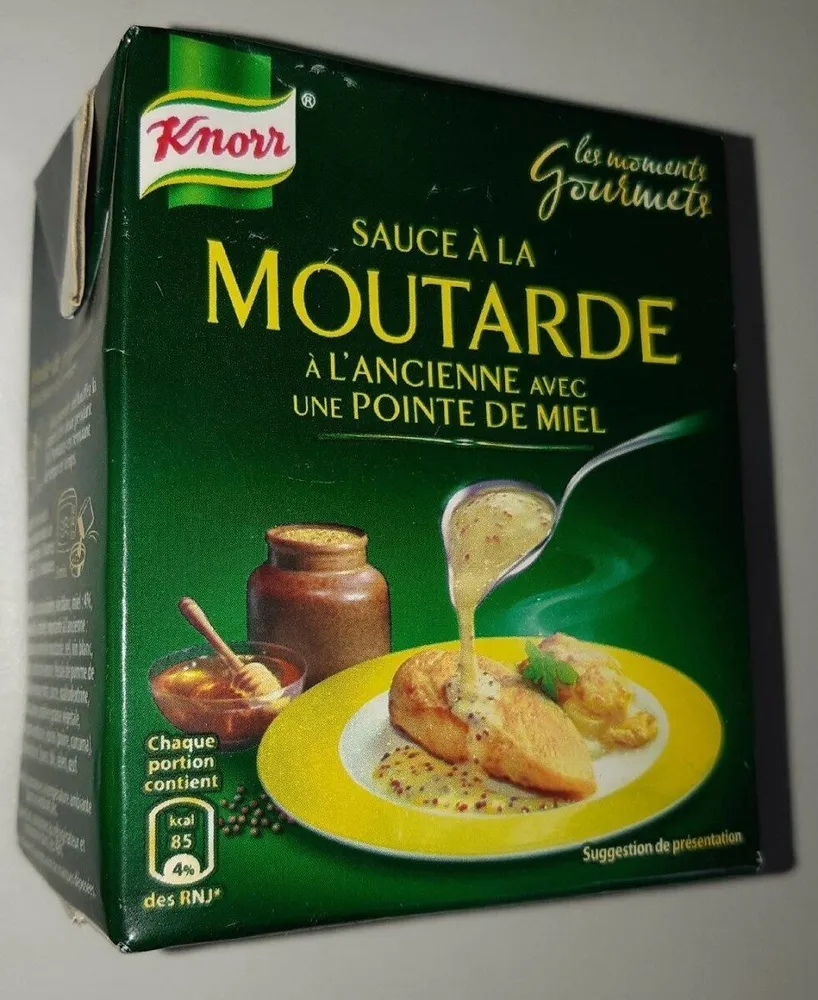 Sauce à la moutarde à l'ancienne avec une pointe de miel