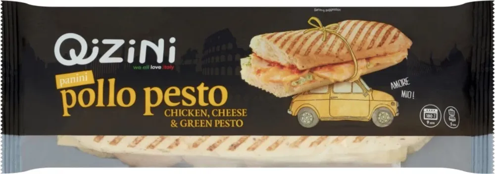 Panini pollo pesto