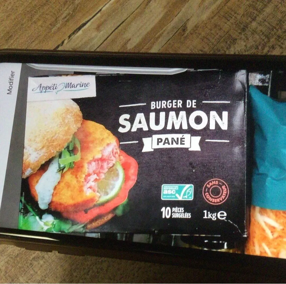 Burger de saumon