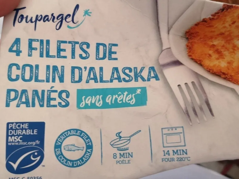 Filets de colin d'Alaska panés