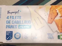 4 filets de cabillaud panés