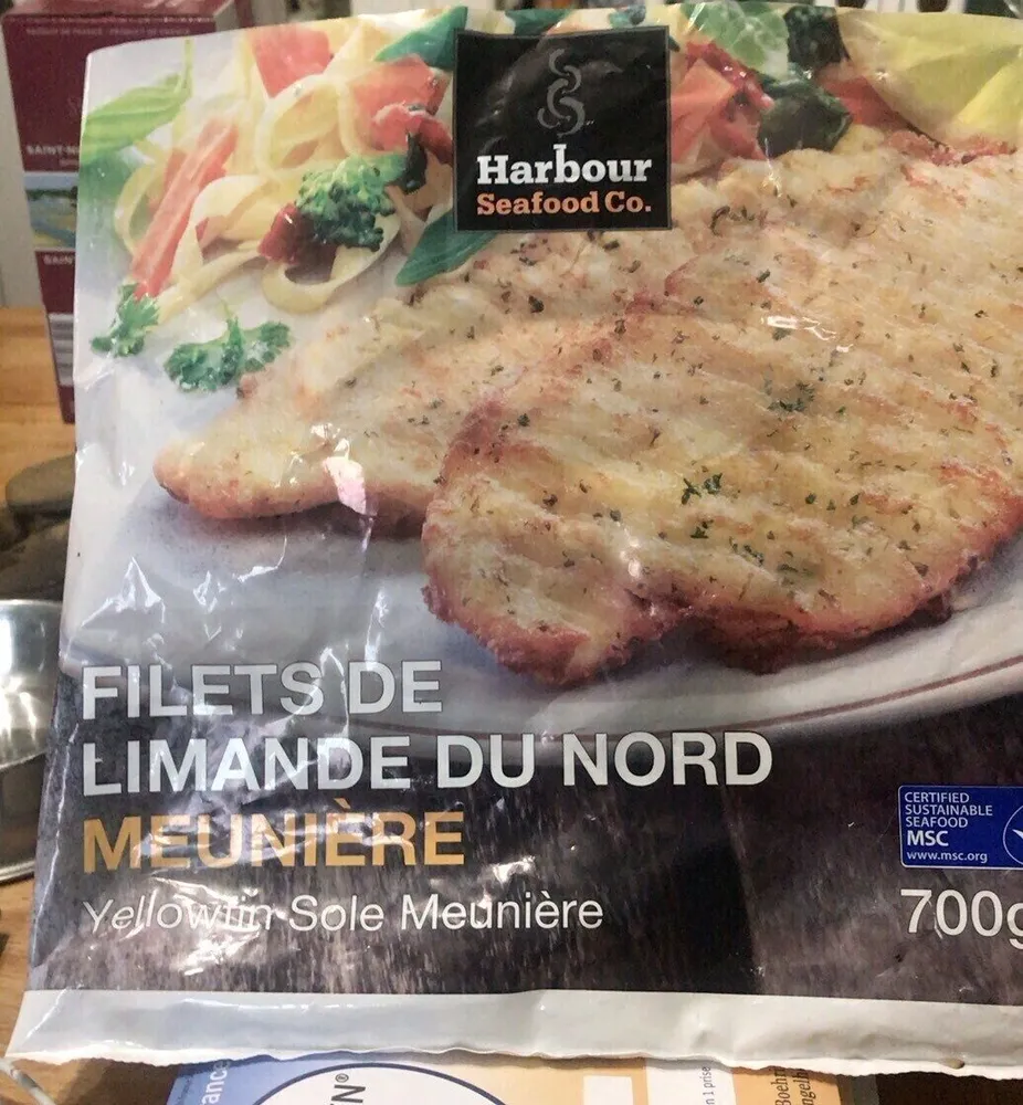 Filets de limande du Nord meunière
