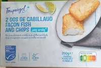 Dos de cabillaud façon fish and fish