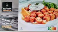 Cubes de saumon panés