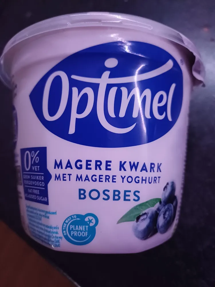 magere kwark bosbes