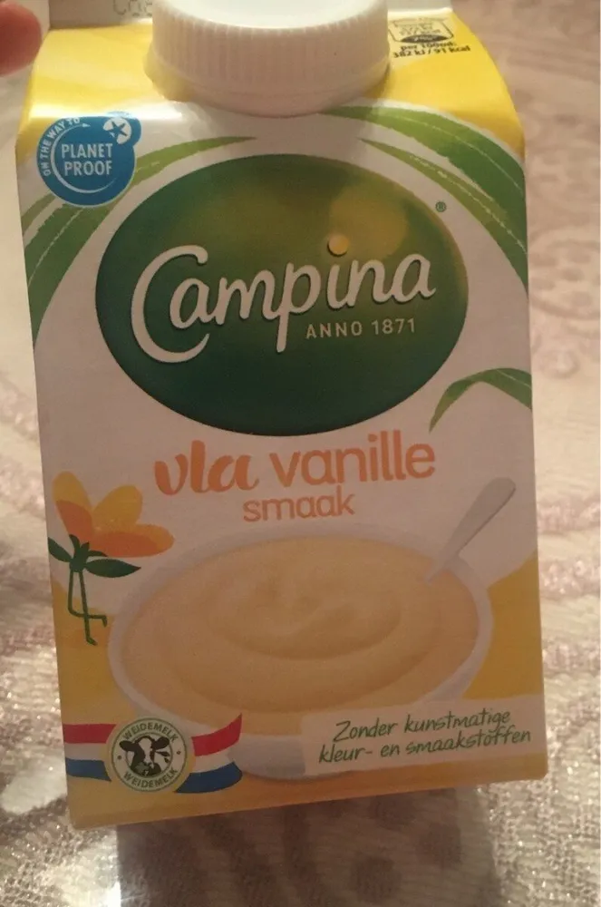 vla vanille smaak
