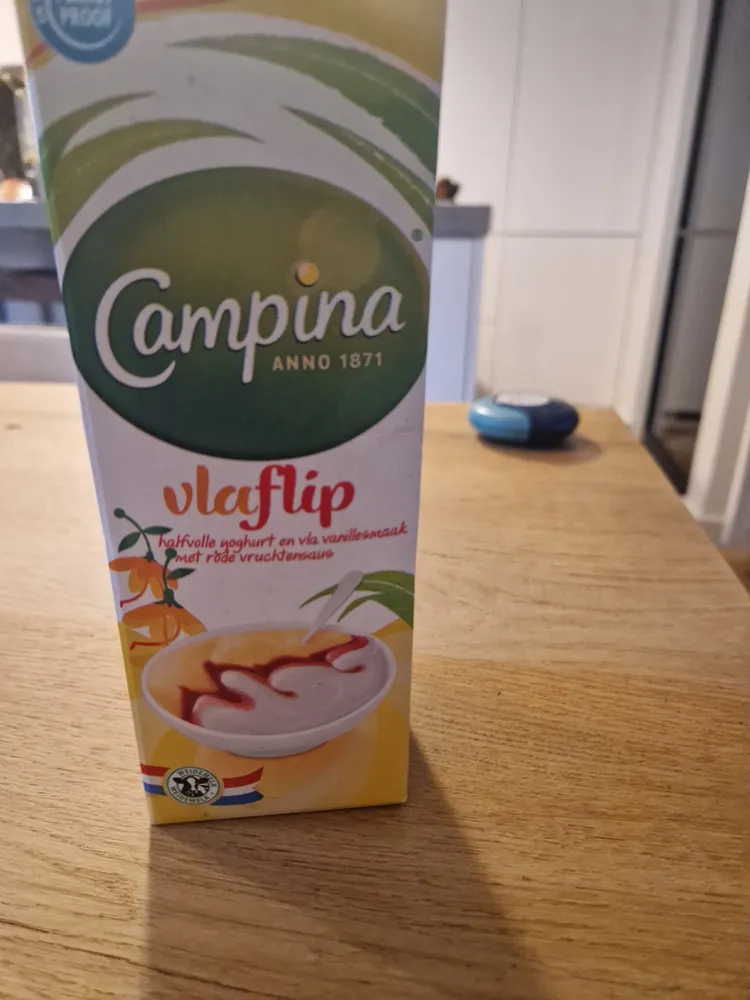 Vlaflip dubbel Chocolade en Vanillevla