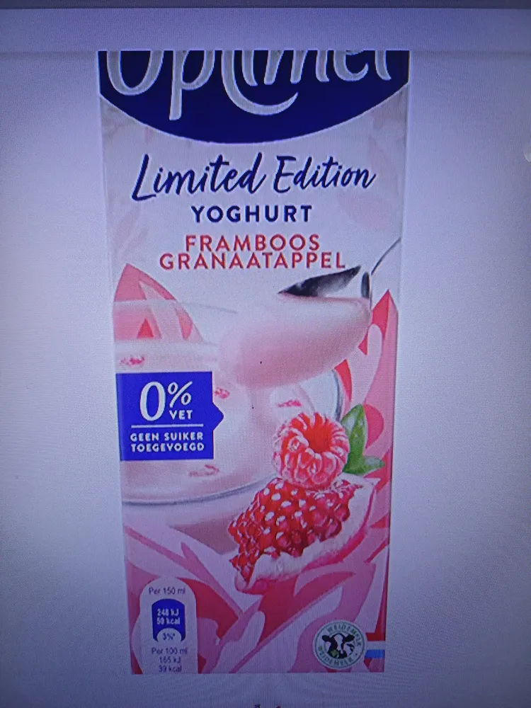 Yoghurt framboos Granaatappel