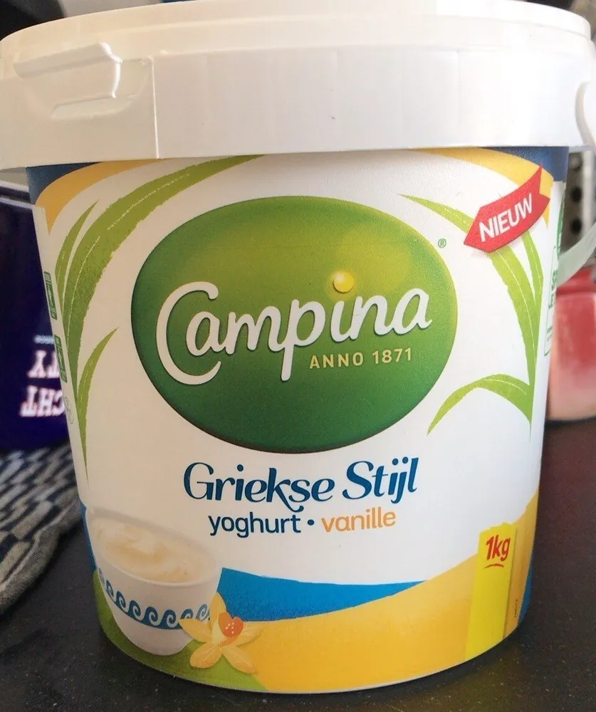 Griekse Stijl yoghurt vanille
